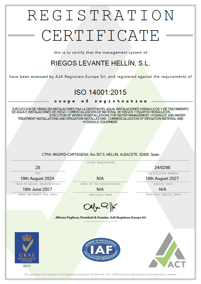 ISO 14001 Gestión Medioambiental
