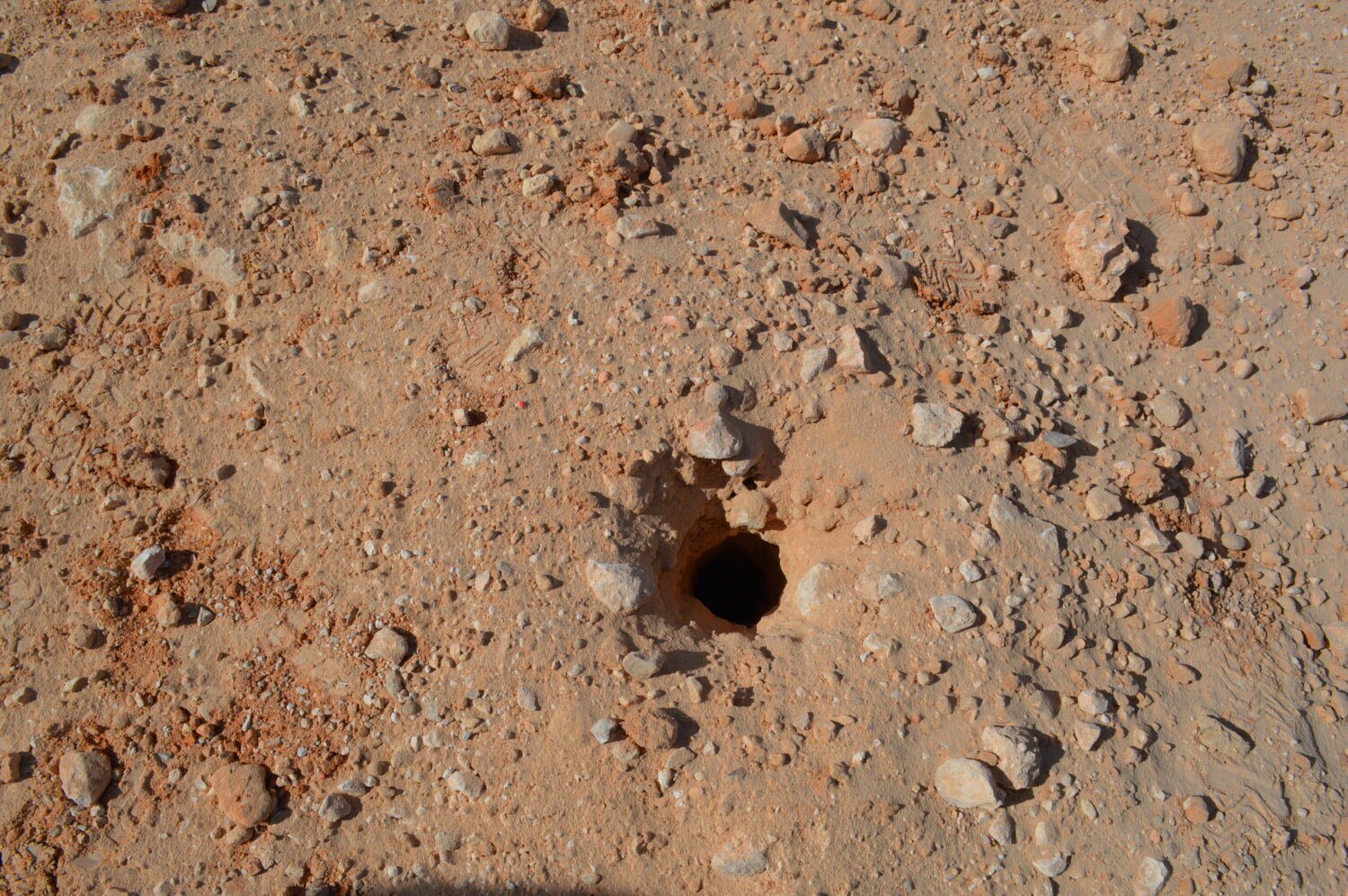 Perforaciones para siguiente voladura Alcadozo