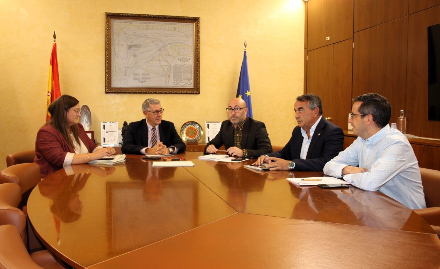 Reunión Junta y CHS con Antonio Montoya