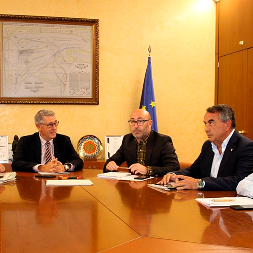 Reunión con Delegado de Agricultura y Presidente CHS