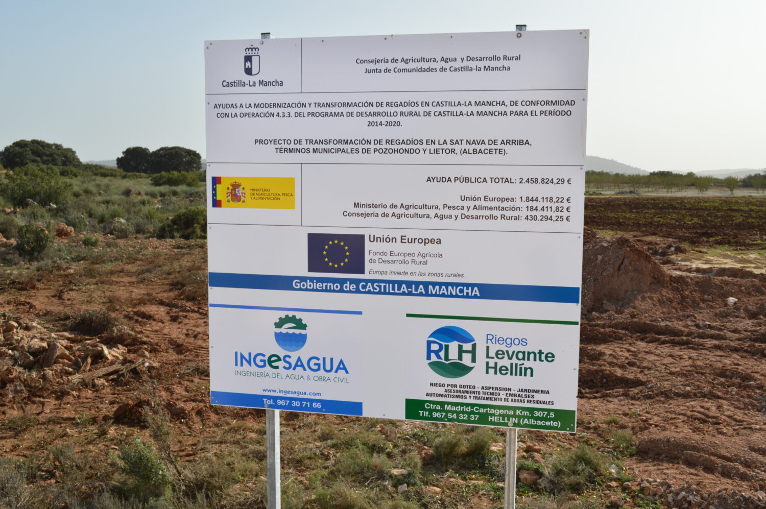 Cartel Obra Nava de Arriba